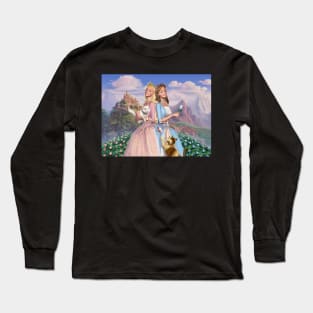 princess and cat Long Sleeve T-Shirt